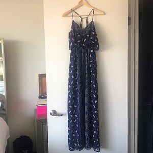 NWOT Princess Vera Wang Floral Maxi Dress, S
